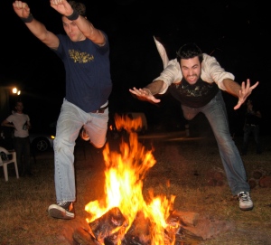 Oh, yeah.  They jump across fire, too.  Stupid boys.